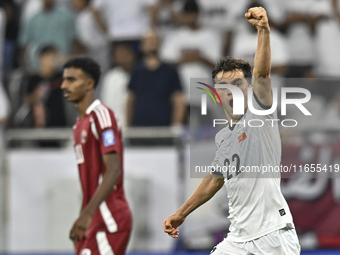 Alimardo Shukurov of Kyrgyzstan celebrates after scoring the goal during the FIFA World Cup 2026 AFC Asian Qualifiers 3rd round group A matc...