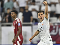 Alimardo Shukurov of Kyrgyzstan celebrates after scoring the goal during the FIFA World Cup 2026 AFC Asian Qualifiers 3rd round group A matc...