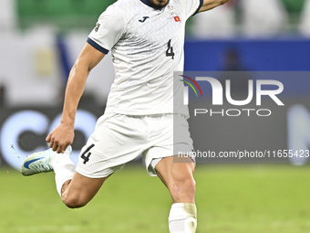 Said Datsiev of Kyrgyzstan plays in the FIFA World Cup 2026 AFC Asian Qualifiers 3rd round group A match between Qatar and Kyrgyzstan at Al...