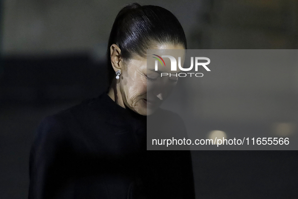 Claudia Sheinbaum, the first woman president of Mexico, participates in the Ceremony to Commemorate 200 years of the Mexican Republic in the...