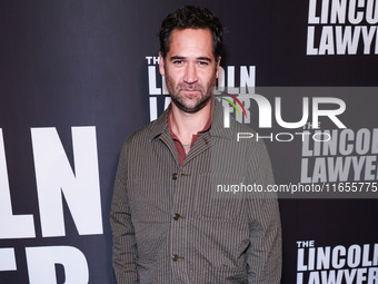 Manuel Garcia-Rulfo arrives at Netflix's 'The Lincoln Lawyer' Season 3 Celebration With A Taste Of Los Angeles' Iconic Street Foods held at...