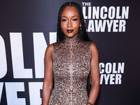 Yaya DaCosta arrives at Netflix's 'The Lincoln Lawyer' Season 3 Celebration With A Taste Of Los Angeles' Iconic Street Foods held at Los Ang...