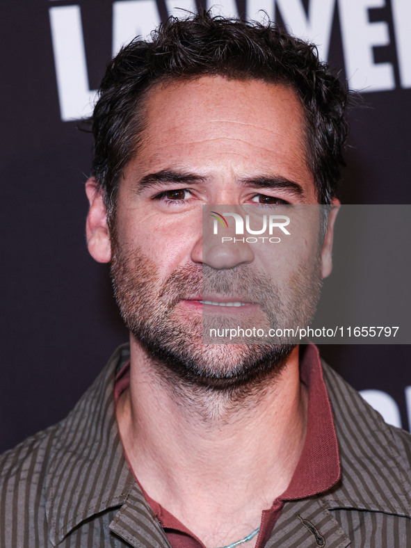 Manuel Garcia-Rulfo arrives at Netflix's 'The Lincoln Lawyer' Season 3 Celebration With A Taste Of Los Angeles' Iconic Street Foods held at...