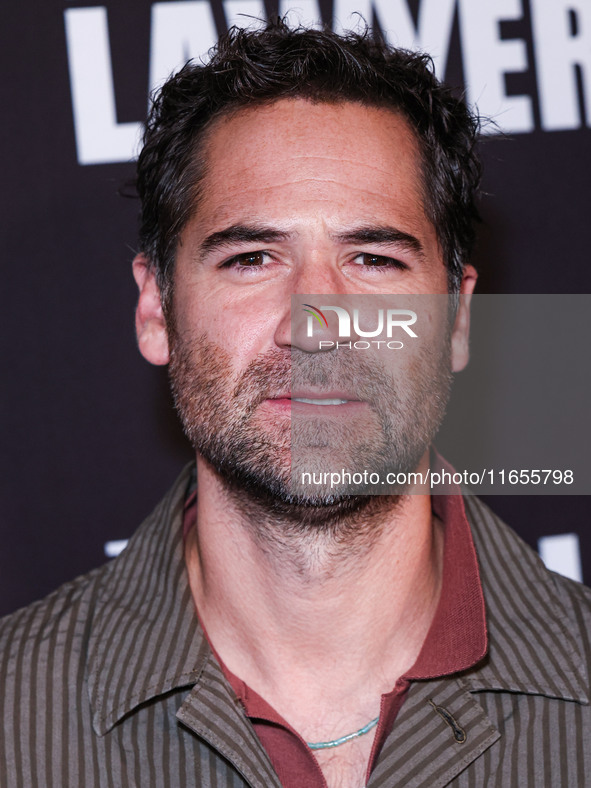 Manuel Garcia-Rulfo arrives at Netflix's 'The Lincoln Lawyer' Season 3 Celebration With A Taste Of Los Angeles' Iconic Street Foods held at...