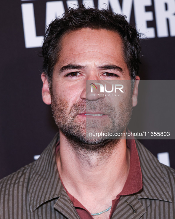 Manuel Garcia-Rulfo arrives at Netflix's 'The Lincoln Lawyer' Season 3 Celebration With A Taste Of Los Angeles' Iconic Street Foods held at...