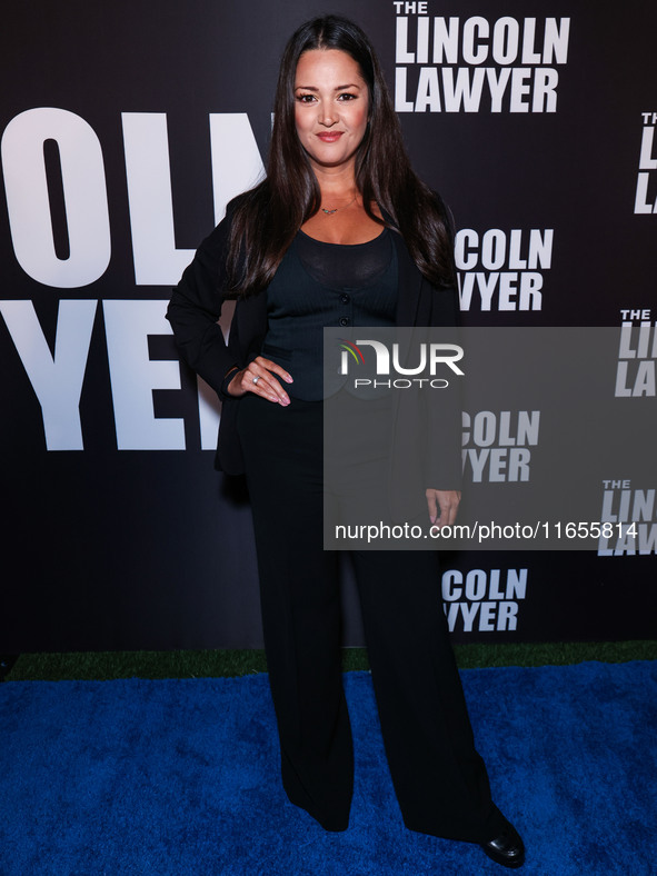 Paula Garces arrives at Netflix's 'The Lincoln Lawyer' Season 3 Celebration With A Taste Of Los Angeles' Iconic Street Foods held at Los Ang...