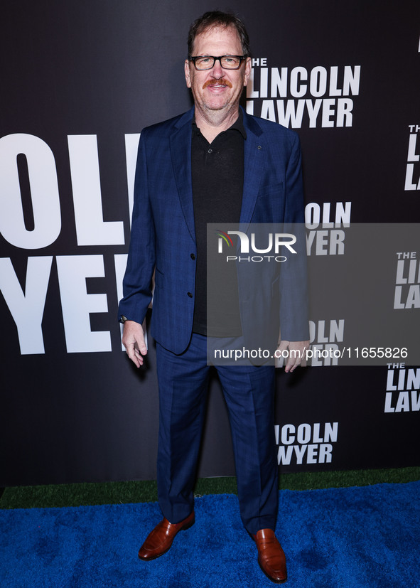 John Pirruccello arrives at Netflix's 'The Lincoln Lawyer' Season 3 Celebration With A Taste Of Los Angeles' Iconic Street Foods held at Los...