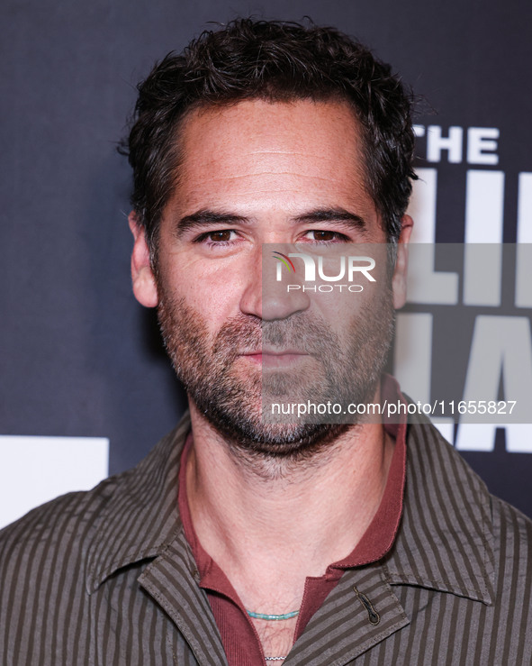 Manuel Garcia-Rulfo arrives at Netflix's 'The Lincoln Lawyer' Season 3 Celebration With A Taste Of Los Angeles' Iconic Street Foods held at...