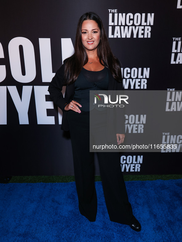 Paula Garces arrives at Netflix's 'The Lincoln Lawyer' Season 3 Celebration With A Taste Of Los Angeles' Iconic Street Foods held at Los Ang...