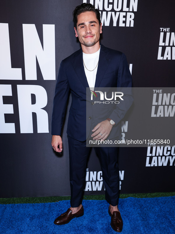 Christian Antidormi arrives at Netflix's 'The Lincoln Lawyer' Season 3 Celebration With A Taste Of Los Angeles' Iconic Street Foods held at...