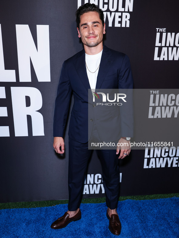 Christian Antidormi arrives at Netflix's 'The Lincoln Lawyer' Season 3 Celebration With A Taste Of Los Angeles' Iconic Street Foods held at...