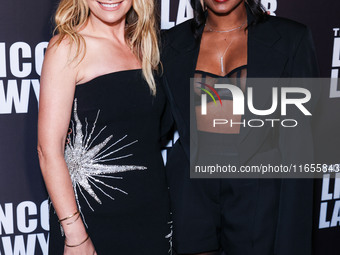 Becki Newton and Jazz Raycole arrive at Netflix's 'The Lincoln Lawyer' Season 3 Celebration With A Taste Of Los Angeles' Iconic Street Foods...