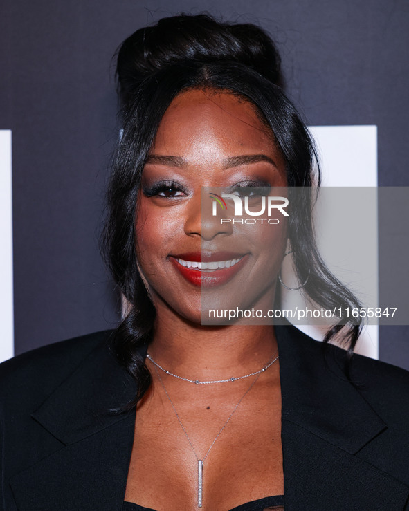 Jazz Raycole arrives at Netflix's 'The Lincoln Lawyer' Season 3 Celebration With A Taste Of Los Angeles' Iconic Street Foods held at Los Ang...