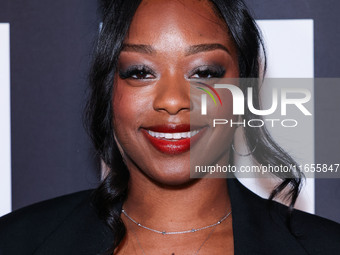 Jazz Raycole arrives at Netflix's 'The Lincoln Lawyer' Season 3 Celebration With A Taste Of Los Angeles' Iconic Street Foods held at Los Ang...