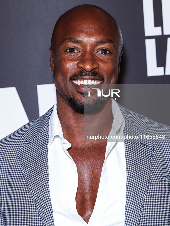 Wole Parks arrives at Netflix's 'The Lincoln Lawyer' Season 3 Celebration With A Taste Of Los Angeles' Iconic Street Foods held at Los Angel...