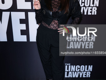 Fiona Rene arrives at Netflix's 'The Lincoln Lawyer' Season 3 Celebration With A Taste Of Los Angeles' Iconic Street Foods held at Los Angel...