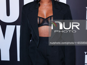 Jazz Raycole arrives at Netflix's 'The Lincoln Lawyer' Season 3 Celebration With A Taste Of Los Angeles' Iconic Street Foods held at Los Ang...