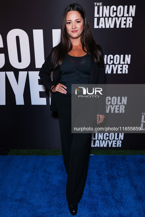 Paula Garces arrives at Netflix's 'The Lincoln Lawyer' Season 3 Celebration With A Taste Of Los Angeles' Iconic Street Foods held at Los Ang...