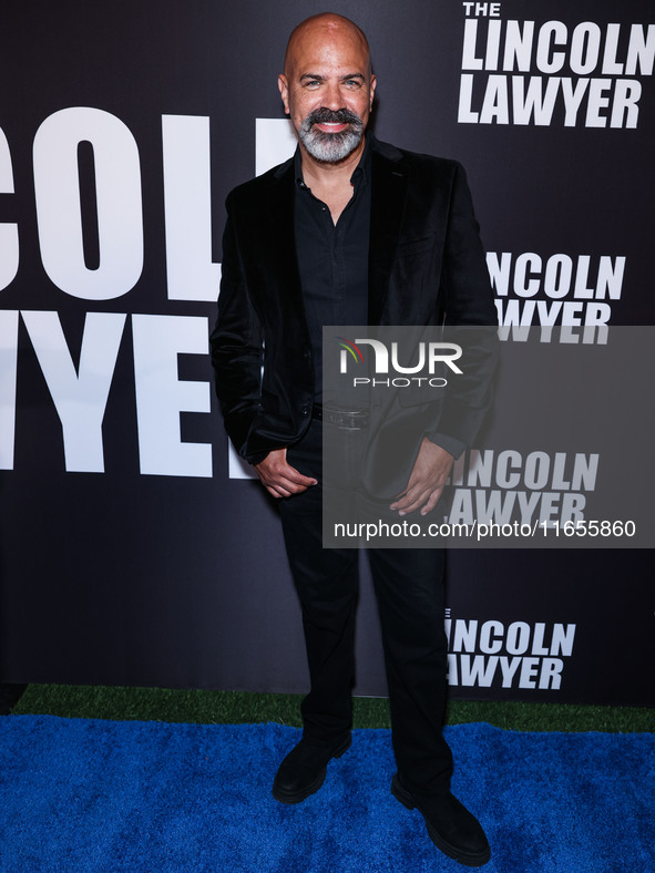 Philip Anthony-Rodriguez arrives at Netflix's 'The Lincoln Lawyer' Season 3 Celebration With A Taste Of Los Angeles' Iconic Street Foods hel...