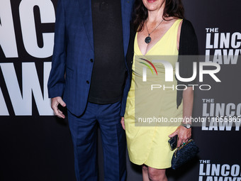 John Pirruccello and Abigail Ann Cohen arrive at Netflix's 'The Lincoln Lawyer' Season 3 Celebration With A Taste Of Los Angeles' Iconic Str...