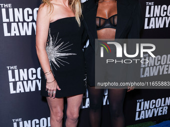 Becki Newton and Jazz Raycole arrive at Netflix's 'The Lincoln Lawyer' Season 3 Celebration With A Taste Of Los Angeles' Iconic Street Foods...