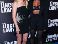 Becki Newton and Jazz Raycole arrive at Netflix's 'The Lincoln Lawyer' Season 3 Celebration With A Taste Of Los Angeles' Iconic Street Foods...