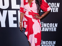 Merrin Dungey arrives at Netflix's 'The Lincoln Lawyer' Season 3 Celebration With A Taste Of Los Angeles' Iconic Street Foods held at Los An...