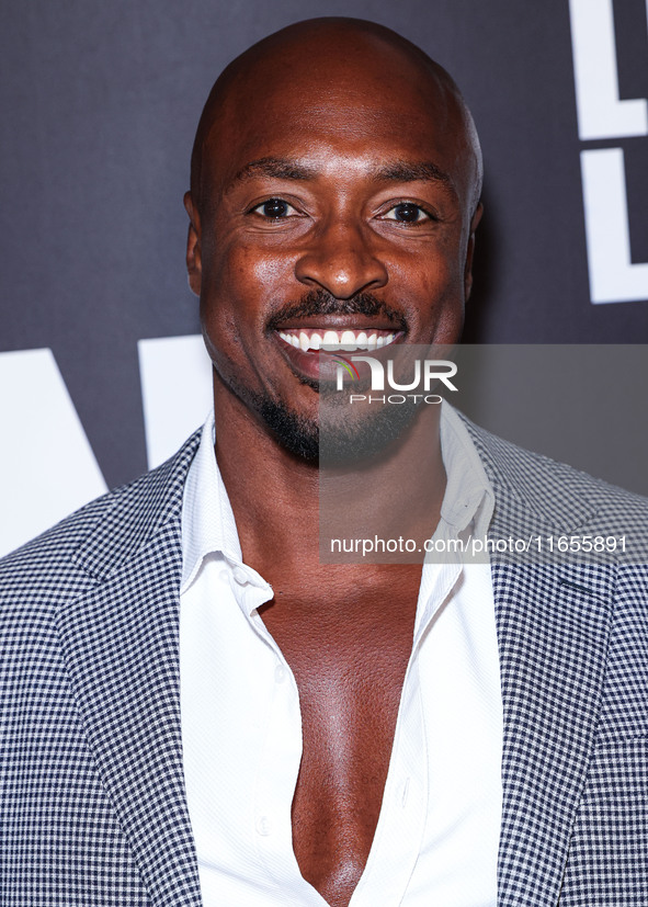 Wole Parks arrives at Netflix's 'The Lincoln Lawyer' Season 3 Celebration With A Taste Of Los Angeles' Iconic Street Foods held at Los Angel...