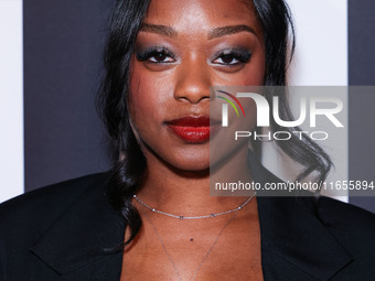 Jazz Raycole arrives at Netflix's 'The Lincoln Lawyer' Season 3 Celebration With A Taste Of Los Angeles' Iconic Street Foods held at Los Ang...