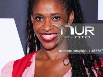 Merrin Dungey arrives at Netflix's 'The Lincoln Lawyer' Season 3 Celebration With A Taste Of Los Angeles' Iconic Street Foods held at Los An...