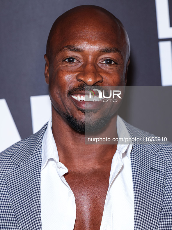 Wole Parks arrives at Netflix's 'The Lincoln Lawyer' Season 3 Celebration With A Taste Of Los Angeles' Iconic Street Foods held at Los Angel...