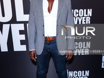 Wole Parks arrives at Netflix's 'The Lincoln Lawyer' Season 3 Celebration With A Taste Of Los Angeles' Iconic Street Foods held at Los Angel...