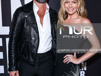 Chris Diamantopoulos and Becki Newton arrive at Netflix's 'The Lincoln Lawyer' Season 3 Celebration With A Taste Of Los Angeles' Iconic Stre...