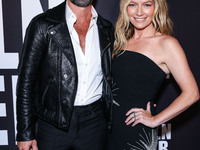 Chris Diamantopoulos and Becki Newton arrive at Netflix's 'The Lincoln Lawyer' Season 3 Celebration With A Taste Of Los Angeles' Iconic Stre...