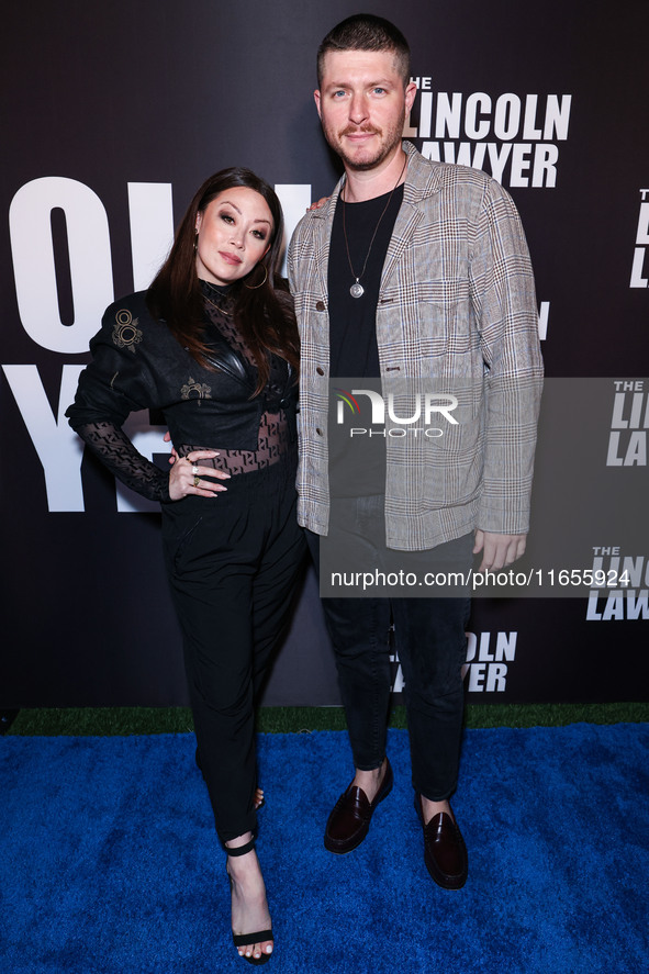 Fiona Rene arrives at Netflix's 'The Lincoln Lawyer' Season 3 Celebration With A Taste Of Los Angeles' Iconic Street Foods held at Los Angel...