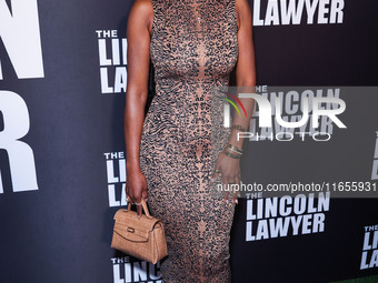 Yaya DaCosta arrives at Netflix's 'The Lincoln Lawyer' Season 3 Celebration With A Taste Of Los Angeles' Iconic Street Foods held at Los Ang...