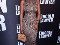 Yaya DaCosta arrives at Netflix's 'The Lincoln Lawyer' Season 3 Celebration With A Taste Of Los Angeles' Iconic Street Foods held at Los Ang...