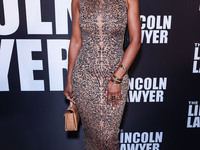 Yaya DaCosta arrives at Netflix's 'The Lincoln Lawyer' Season 3 Celebration With A Taste Of Los Angeles' Iconic Street Foods held at Los Ang...