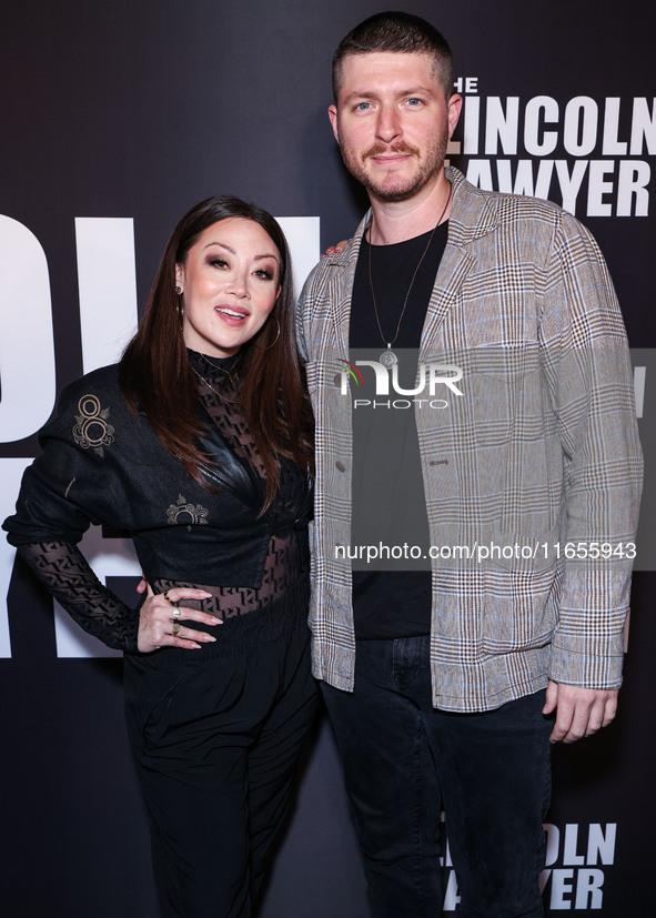 Fiona Rene arrives at Netflix's 'The Lincoln Lawyer' Season 3 Celebration With A Taste Of Los Angeles' Iconic Street Foods held at Los Angel...