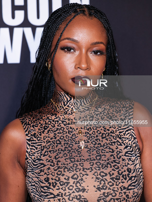 Yaya DaCosta arrives at Netflix's 'The Lincoln Lawyer' Season 3 Celebration With A Taste Of Los Angeles' Iconic Street Foods held at Los Ang...