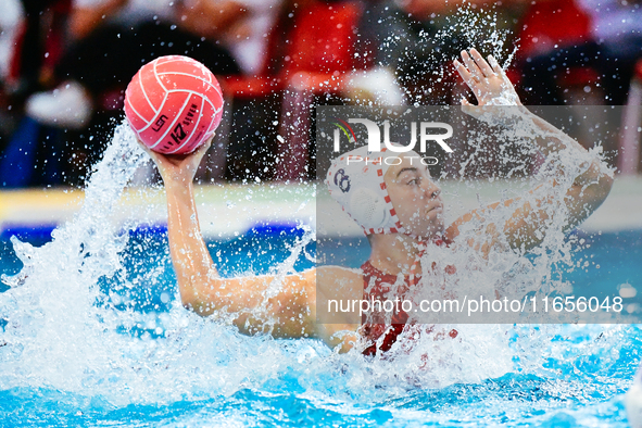 PLEVRITOU Margarita of Olympiacos SFP shoots during the Olympiacos SFP vs Ethnikos OFPF in the Women Waterpolo Super Cup 2024 Final, in Athe...