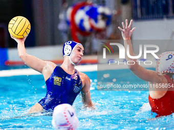 KANETIDOU Eleni of Ethnikos OFPF shoots during the Olympiacos SFP vs Ethnikos OFPF Women's Waterpolo Super Cup 2024 Final in Athens, Greece,...