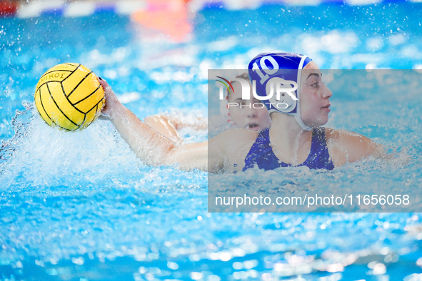 KANETIDOU Eleni of Ethnikos OFPF participates in the Olympiacos SFP vs Ethnikos OFPF Women's Waterpolo Super Cup 2024 Final in Athens, Greec...