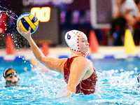 Abby Andrews of Olympiacos SFP participates in the Olympiacos SFP vs Ethnikos OFPF Women's Waterpolo Super Cup 2024 Final in Athens, Greece,...