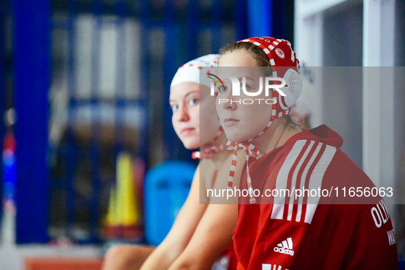 KONSTANTOPOULOU Eftychia of Olympiacos SFP participates in the Olympiacos SFP vs Ethnikos OFPF Women Waterpolo Super Cup 2024 Final in Athen...