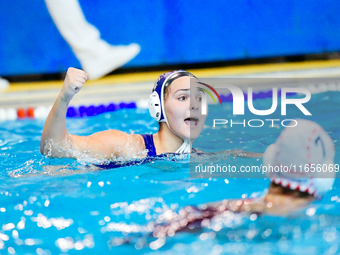 BETA Eleni of Ethnikos OFPF celebrates during the Olympiacos SFP vs Ethnikos OFPF Women's Waterpolo Super Cup 2024 Final in Athens, Greece,...