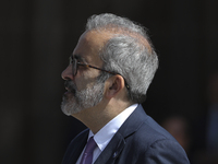 Paulo Rangel, Minister of State and of Foreign Affairs of Portugal arrives for the 11th EU Southern Summit (MED9) at Minthis in Paphos. Cypr...