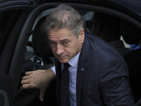 Slovenia's Prime Minister Robert Golob arrives for the 11th EU Southern Summit (MED9) at Minthis in Paphos. Cyprus, Friday, October 11, 2024...