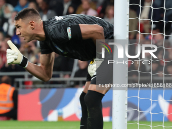 Odysseas Vlachodimos of Newcastle United and Greece is in action during the UEFA Nations League Group 2 match between England and Greece at...