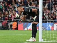 Odysseas Vlachodimos of Newcastle United and Greece is in action during the UEFA Nations League Group 2 match between England and Greece at...